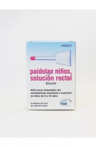 PAIDOLAX NIÑOS 3,28 ml SOLUCION RECTAL 4 ENEMAS 4 ml