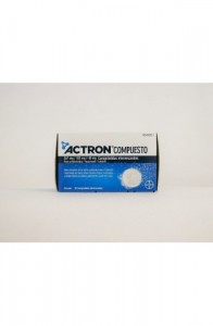 ACTRON COMPUESTO 267 mg/133 mg/40 mg 20 COMPRIMIDOS EFERVESCENTES